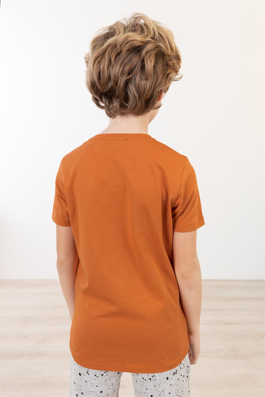 BRZ Kids Baskılı Erkek Çocuk Kısa Kollu T-shirt