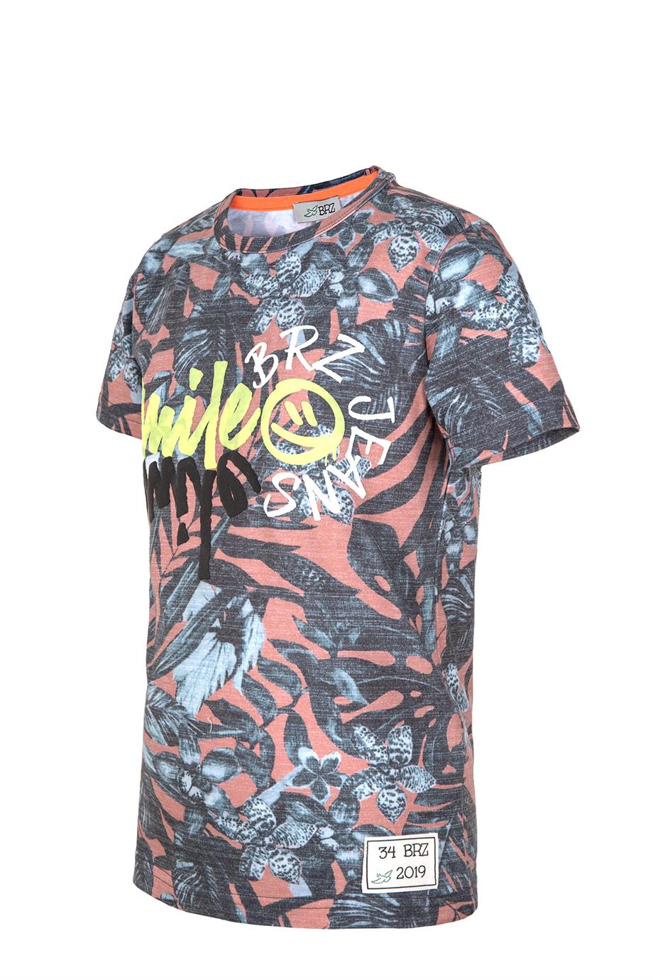 BRZ Kids Baskılı Erkek Çocuk Kısa Kollu T-shirt