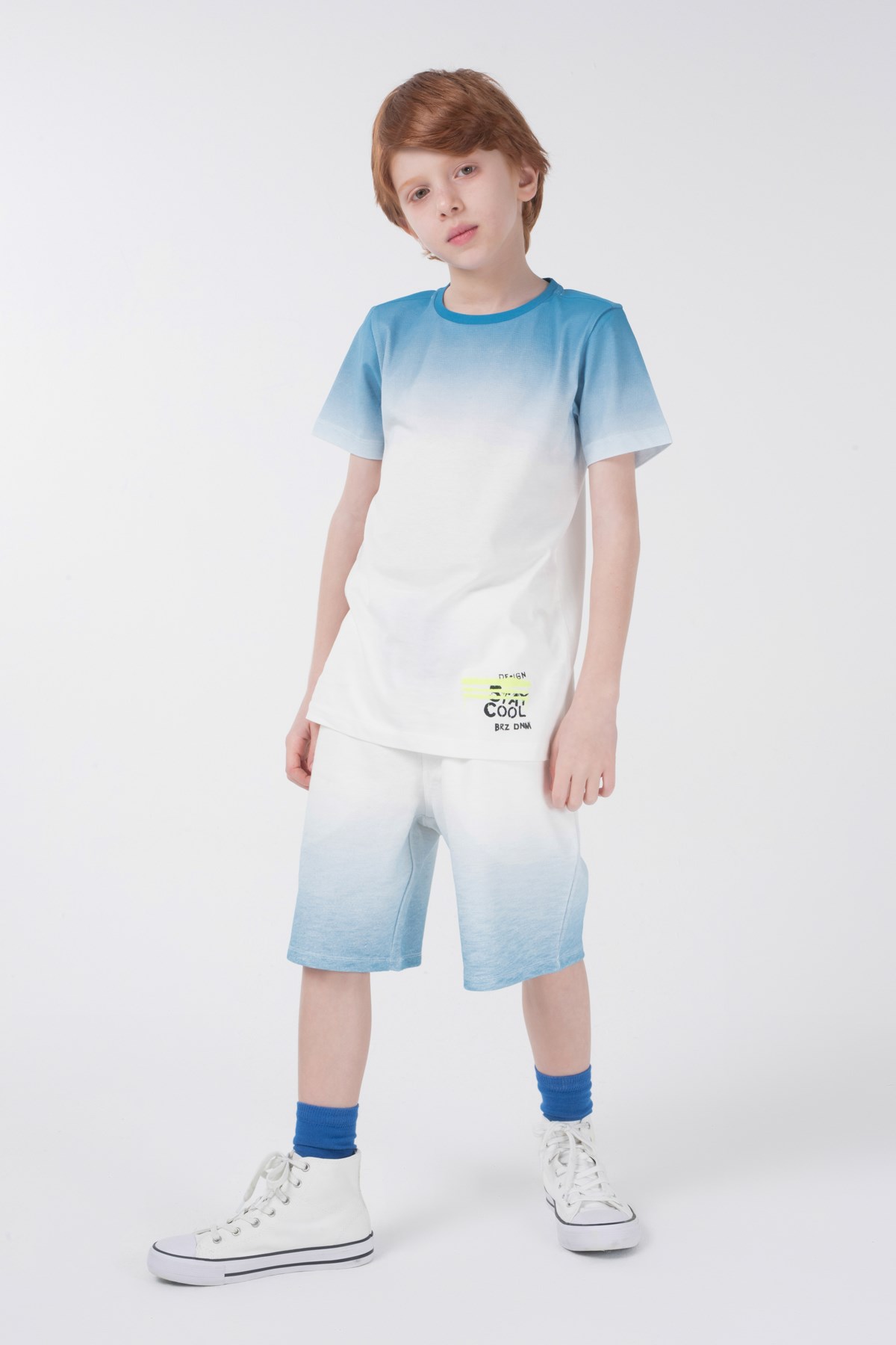 BRZ Kids Baskılı Erkek Çocuk Kısa Kollu T-shirt