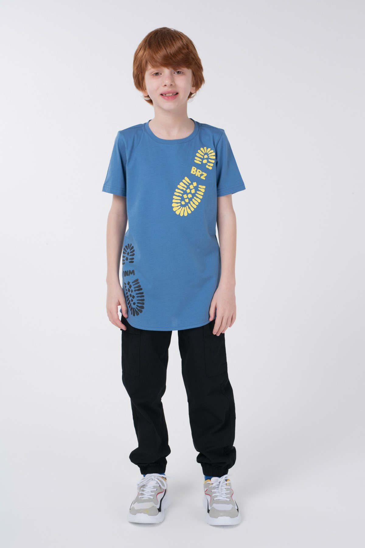 BRZ Kids Baskılı Erkek Çocuk Kısa Kollu T-shirt