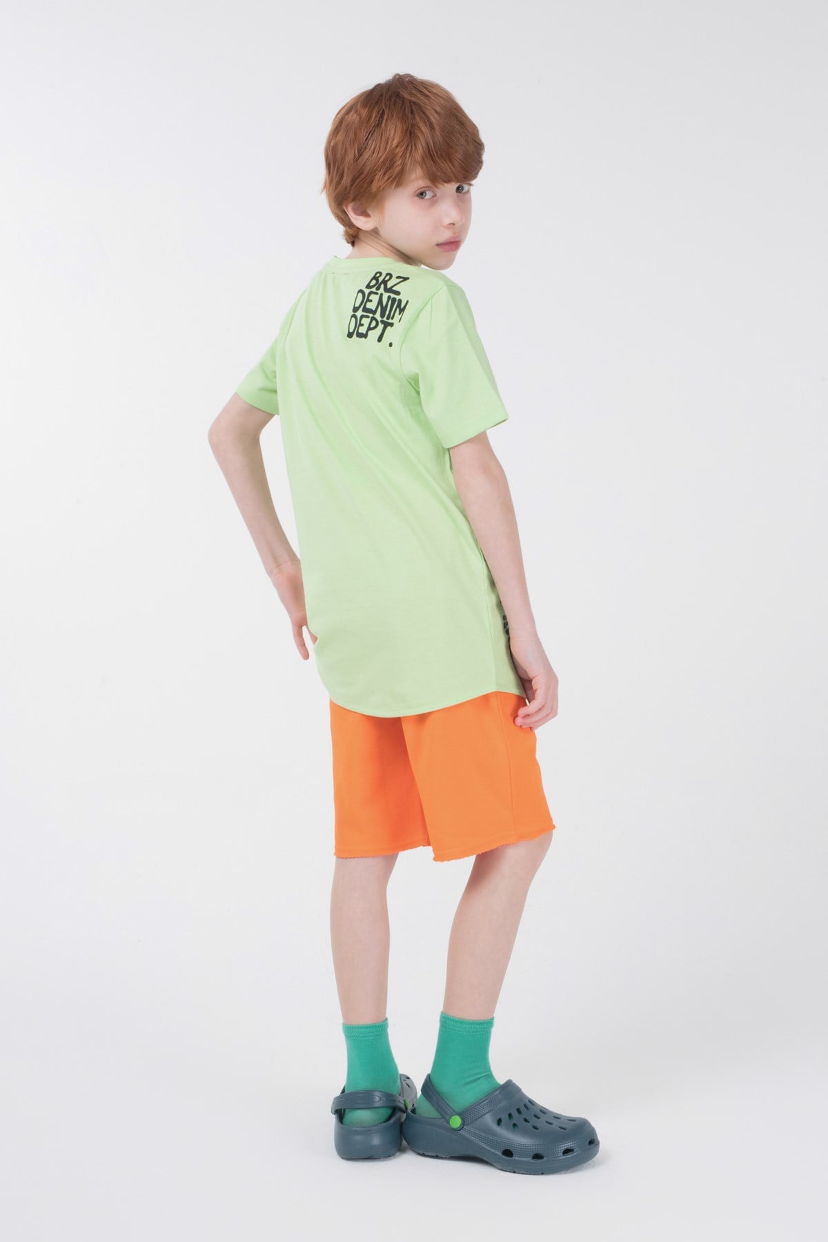 BRZ Kids Baskılı Erkek Çocuk Kısa Kollu T-shirt
