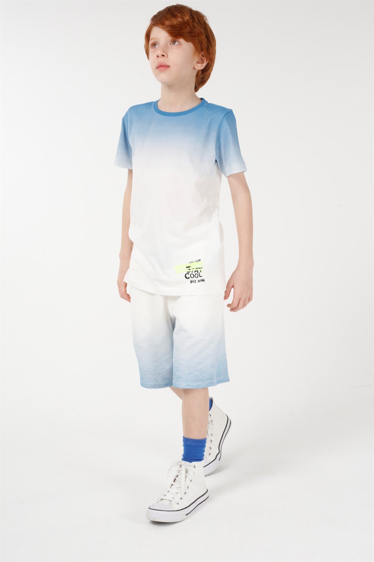 BRZ Kids Baskılı Erkek Çocuk Kısa Kollu T-shirt