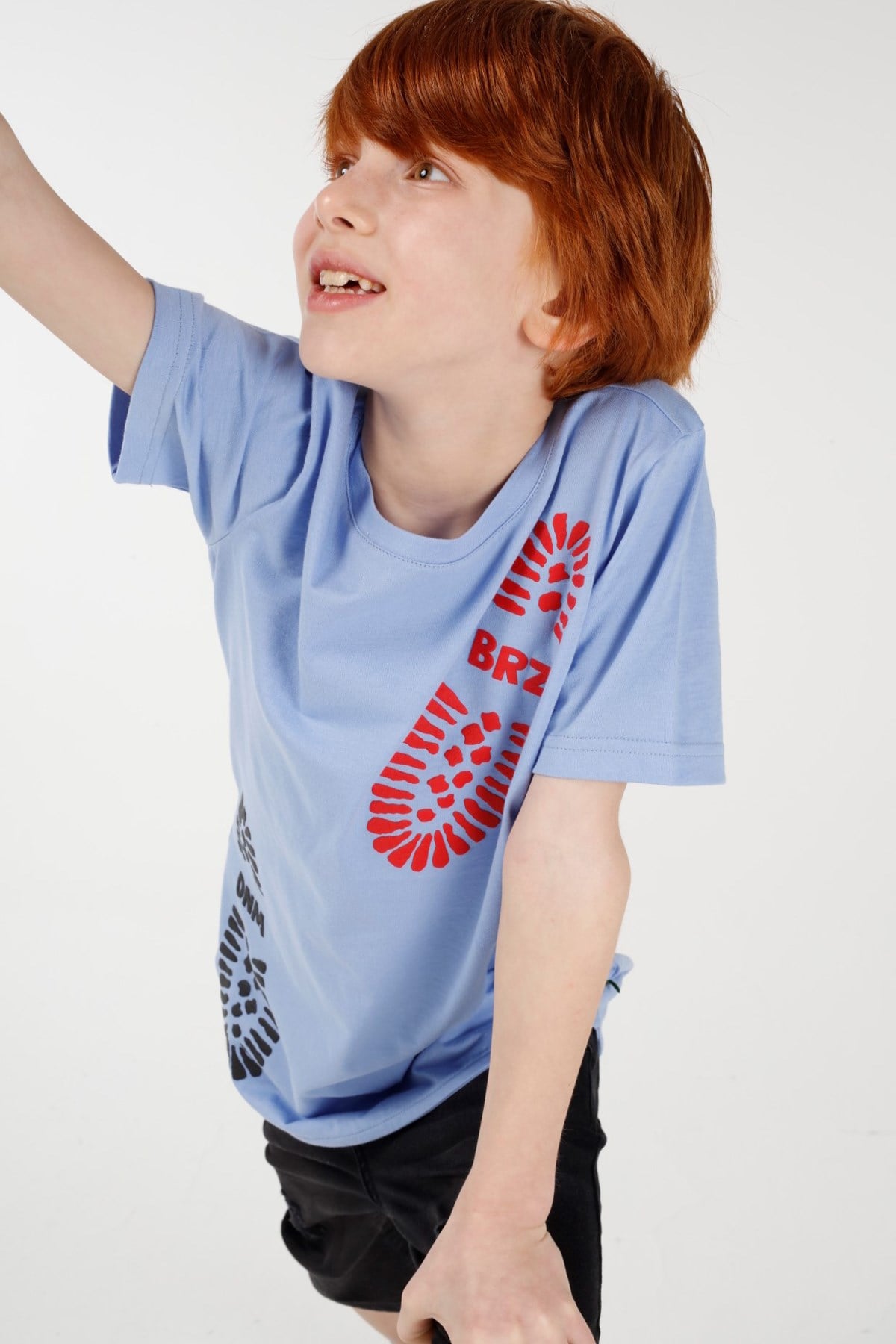 BRZ Kids Baskılı Erkek Çocuk Kısa Kollu T-shirt