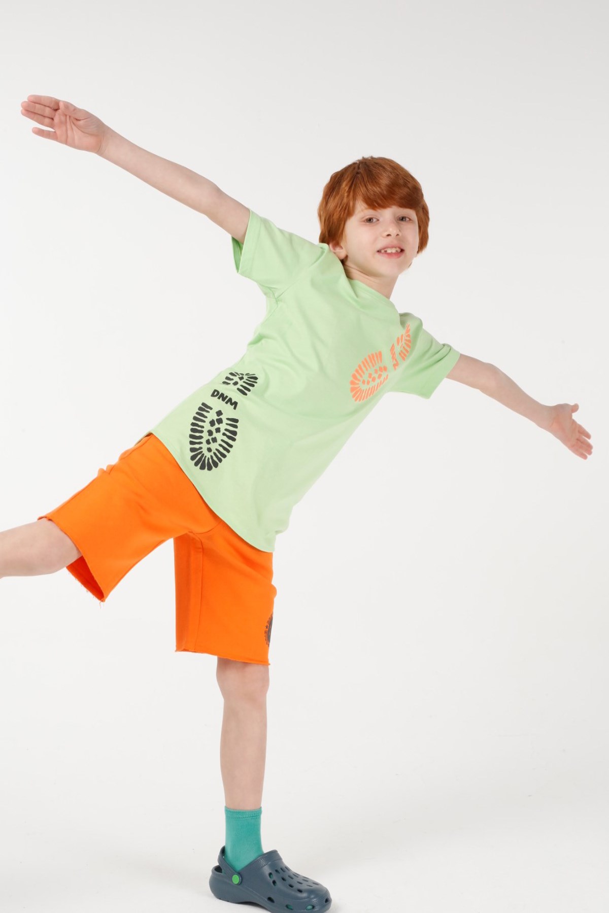 BRZ Kids Baskılı Erkek Çocuk Kısa Kollu T-shirt
