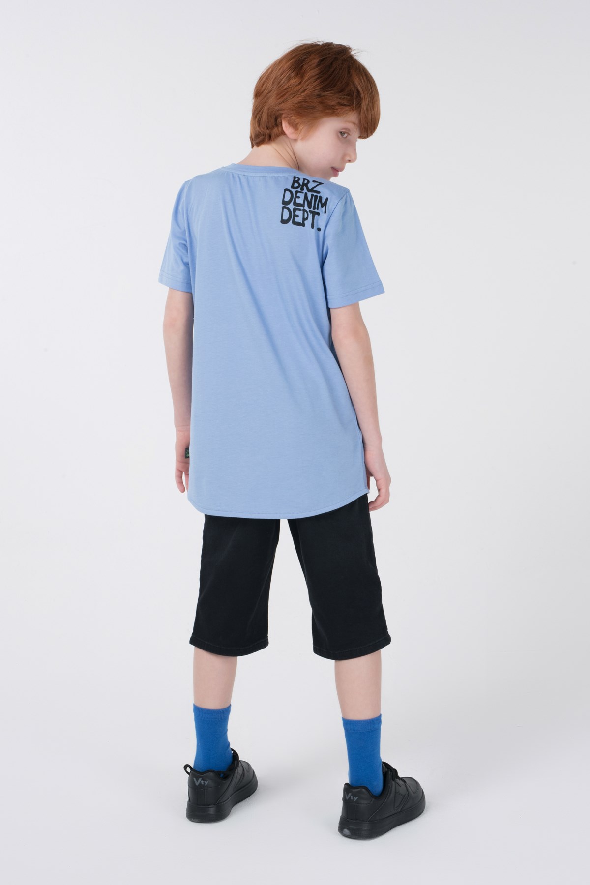 BRZ Kids Baskılı Erkek Çocuk Kısa Kollu T-shirt