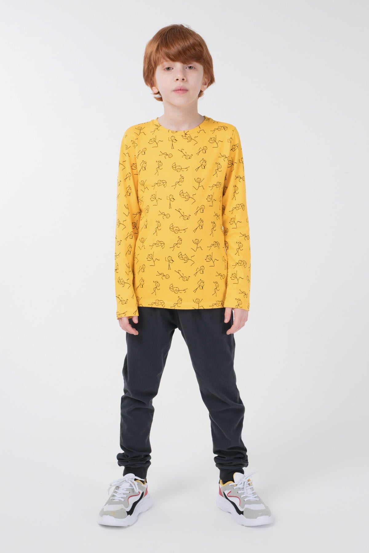 BRZ Kids Baskılı Erkek Çocuk Pijama Takımı