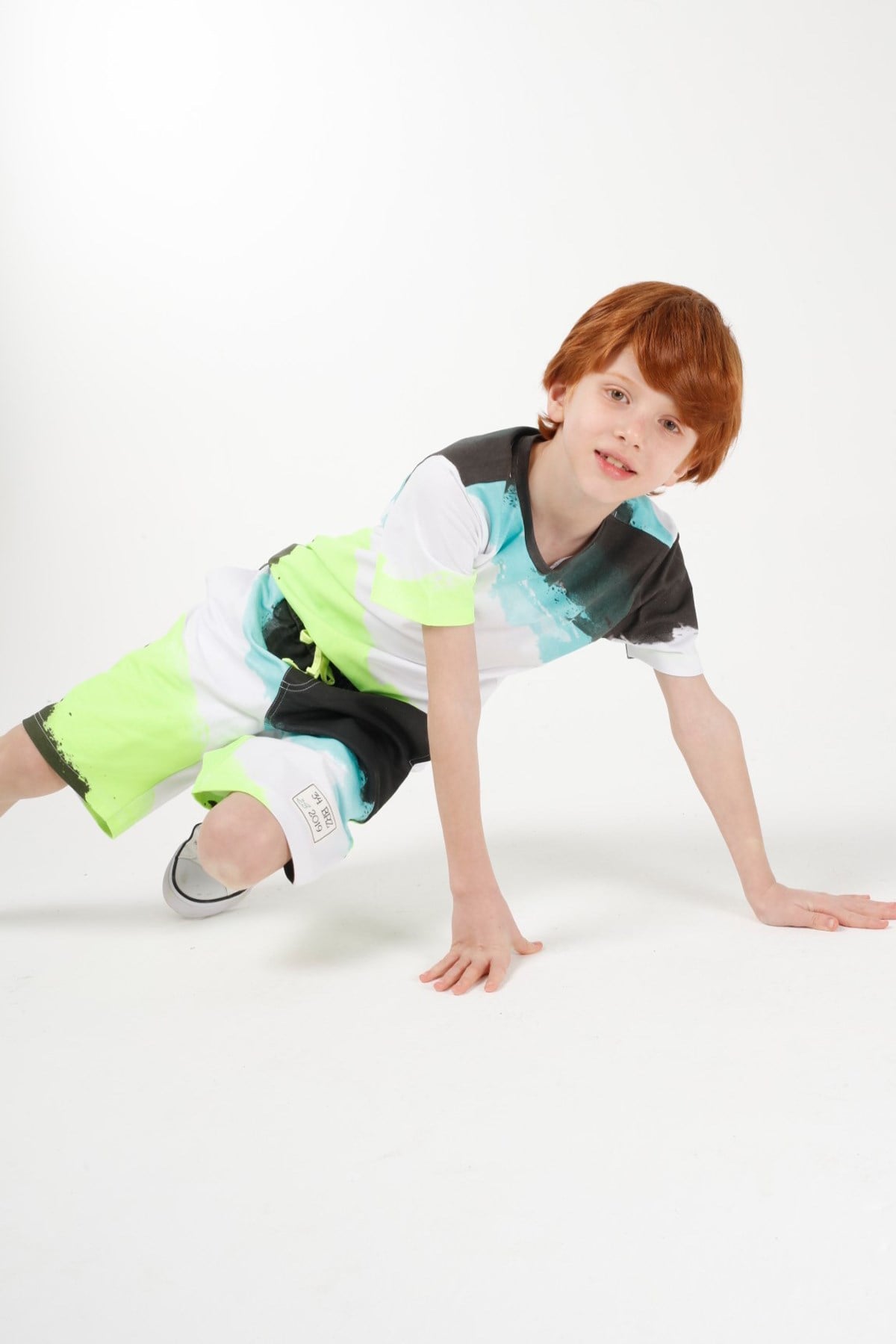 BRZ Kids Baskılı Erkek Çocuk Şort