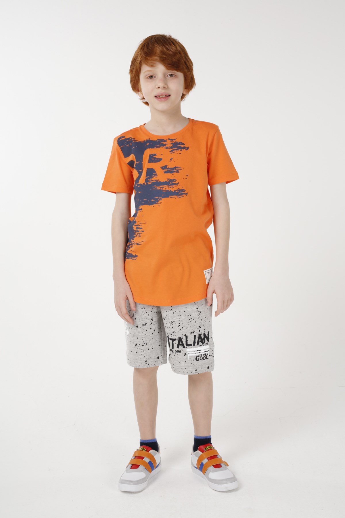 BRZ Kids Baskılı Erkek Çocuk Şort