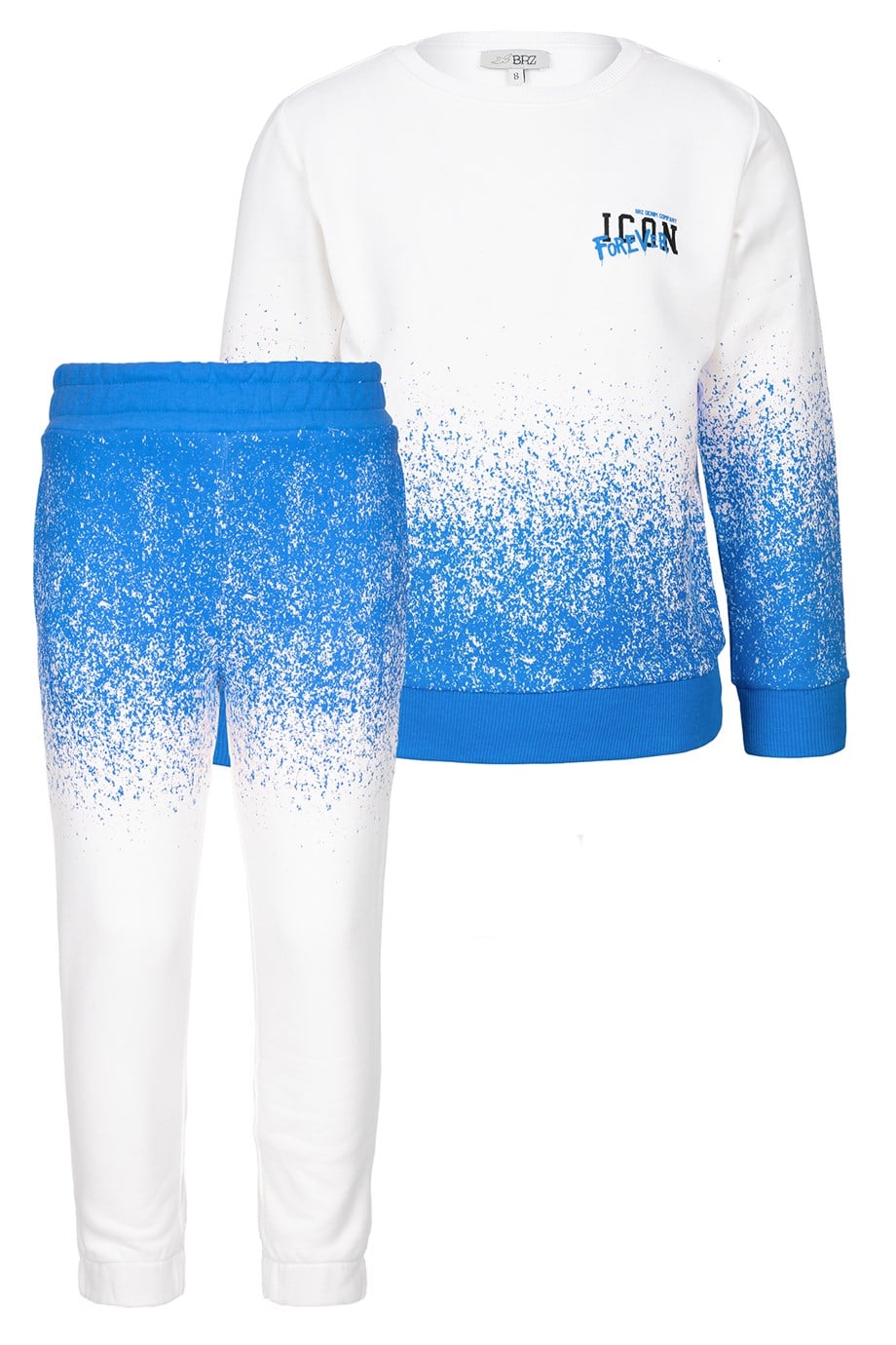 BRZ Kids Baskılı Erkek Çocuk Sweatshirt Pantolon Takım