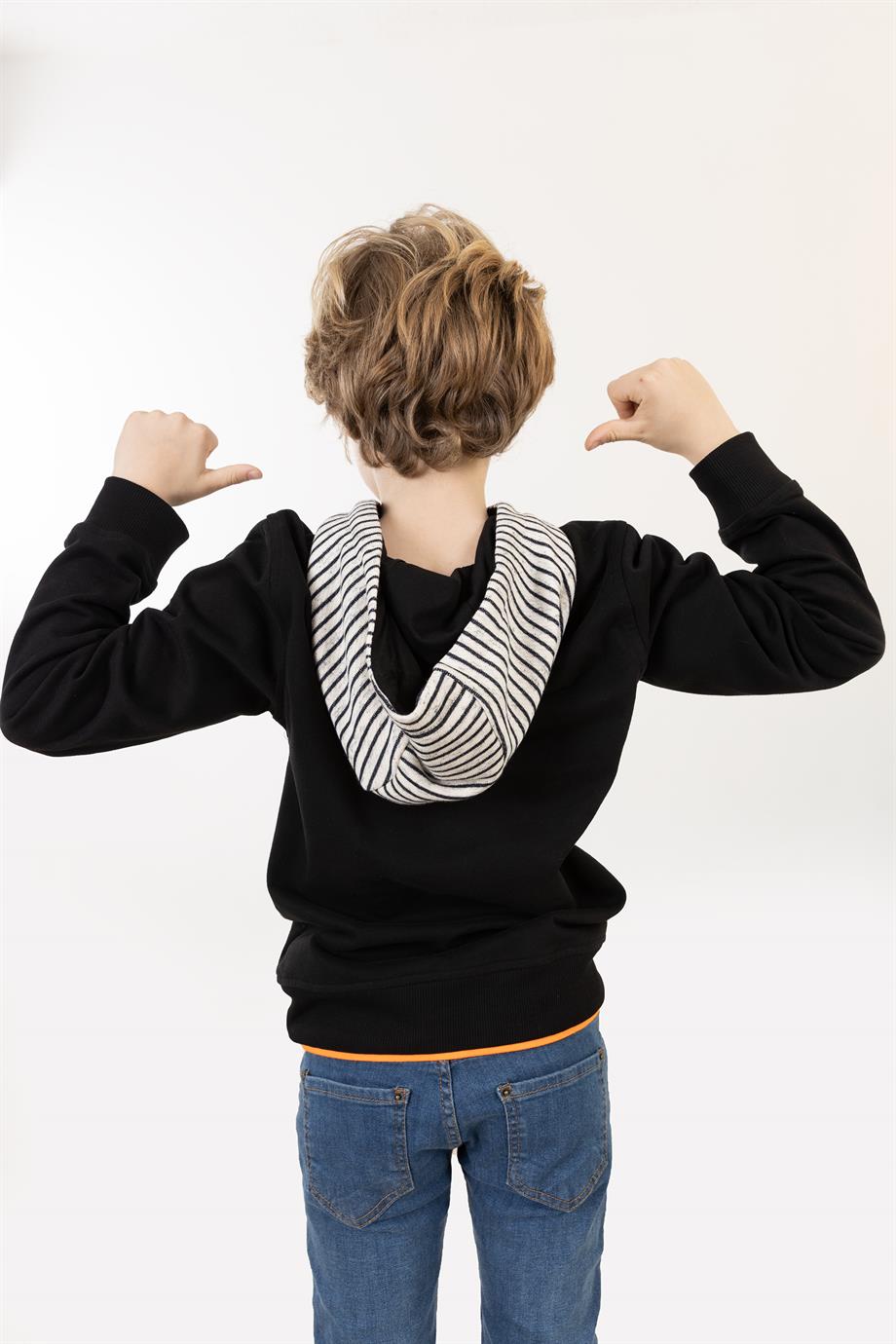 BRZ Kids Baskılı Erkek Çocuk Sweatshirt Hoodie