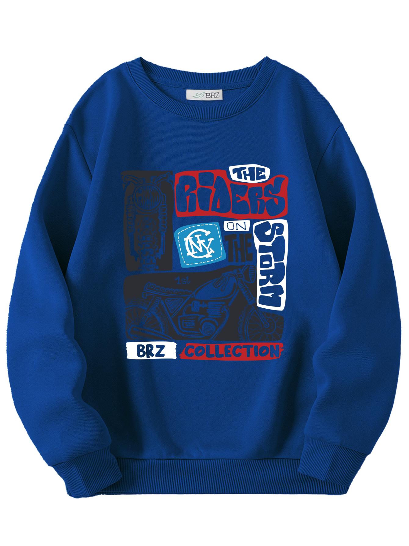 BRZ Kids Baskılı Erkek Çocuk Sweatshirt