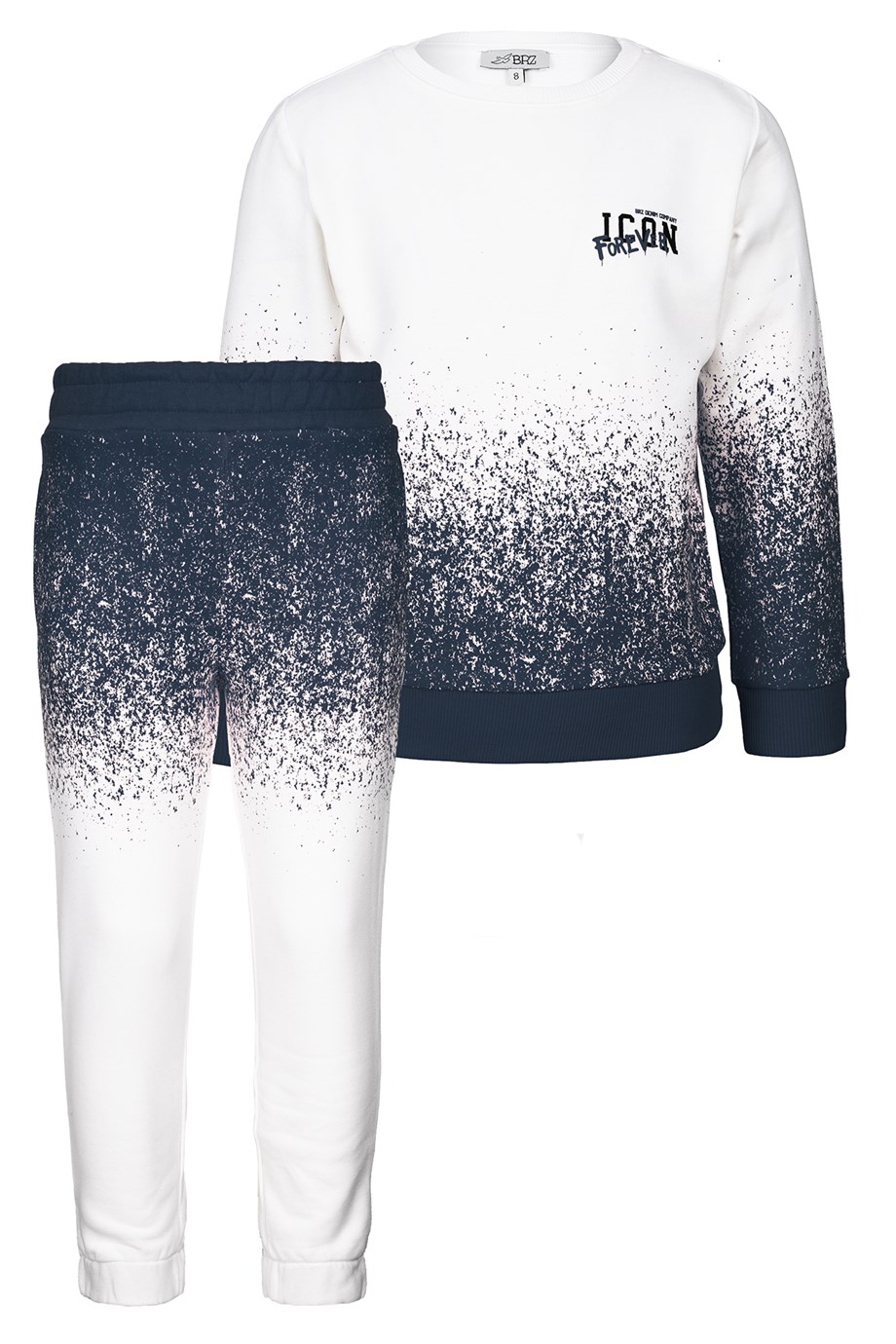 BRZ Kids Baskılı Erkek Çocuk Sweatshirt Pantolon Takım