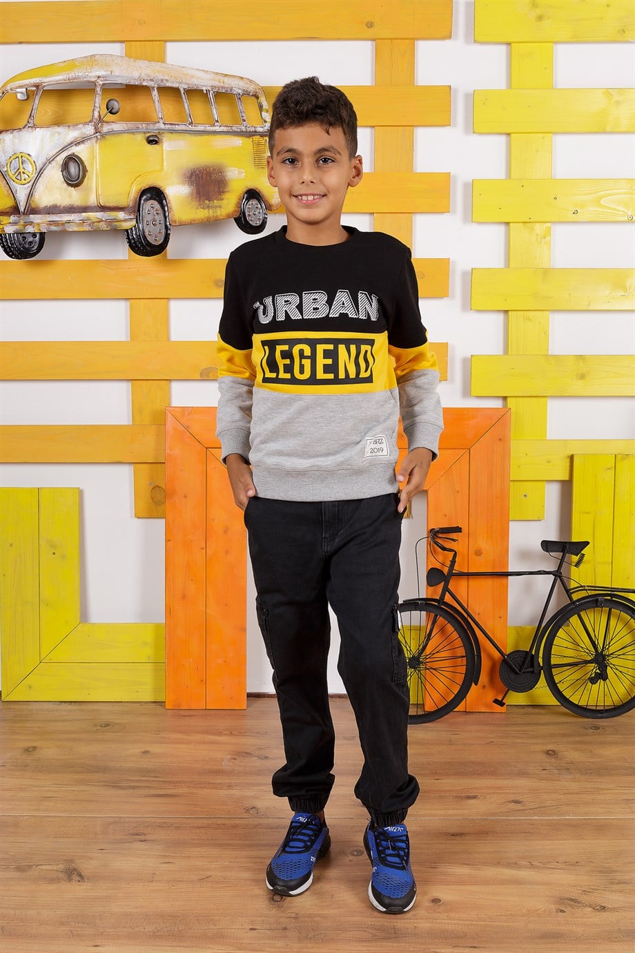BRZ Kids Baskılı Erkek Çocuk Sweatshirt