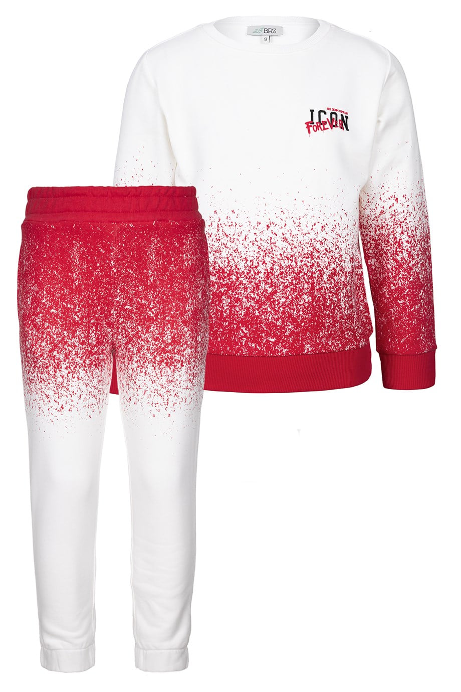 BRZ Kids Baskılı Unisex Çocuk Sweatshirt Pantolon Takım