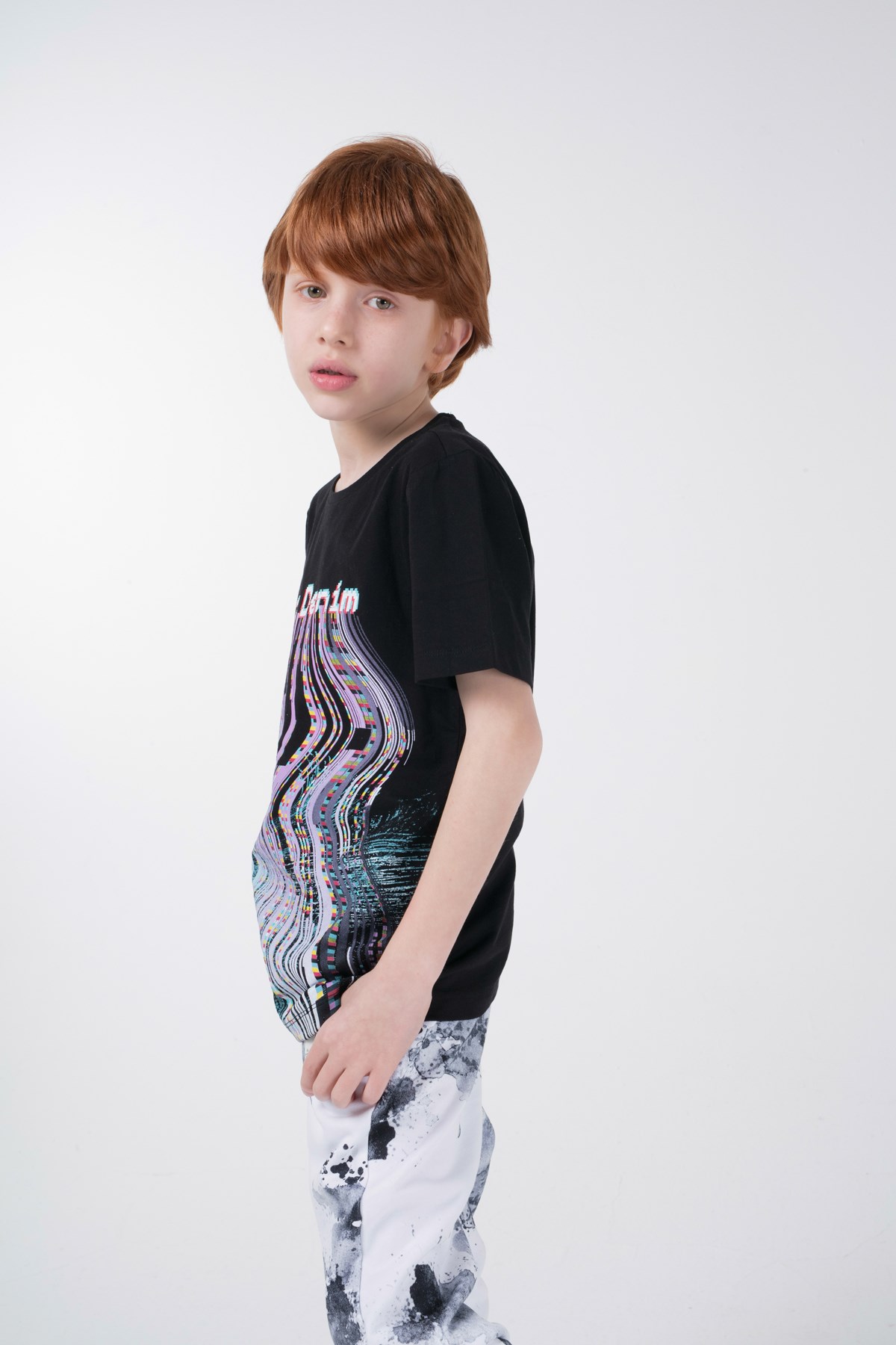 BRZ Kids Baskılı Erkek Çocuk T-shirt