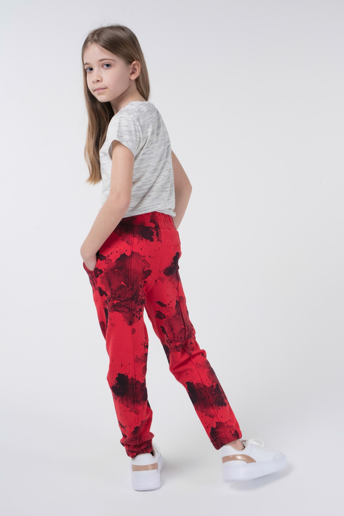 BRZ Kids Baskılı Kız Çocuk Pantolon