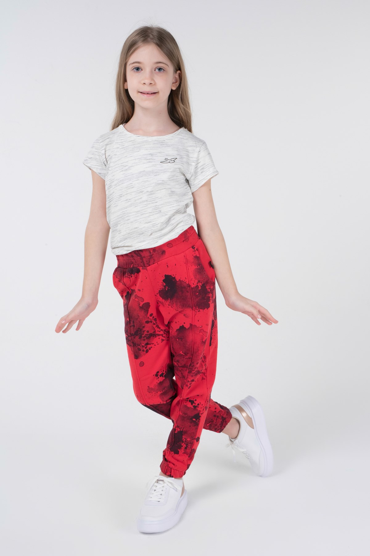 BRZ Kids Baskılı Kız Çocuk Pantolon