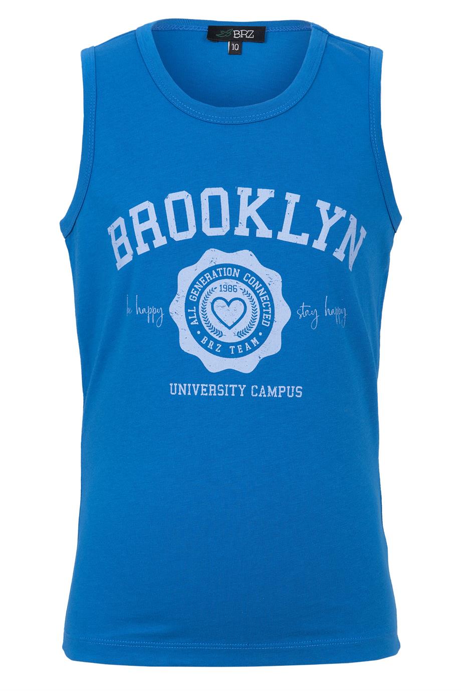 BRZ Kids Baskılı Kız Çocuk Sıfır Kol T-shirt
