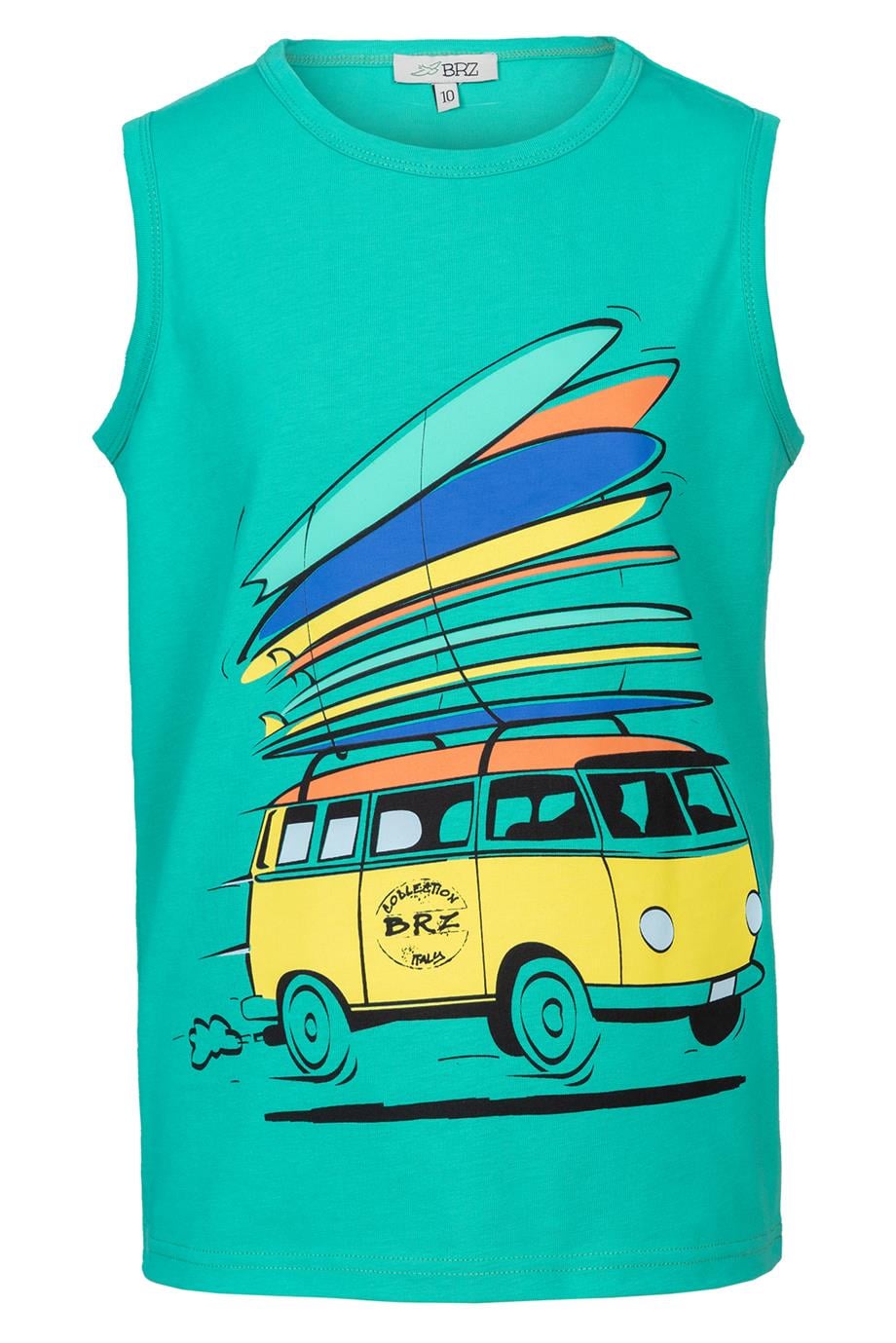 BRZ Kids Baskılı Unisex Çocuk Sıfır Kol T-shirt
