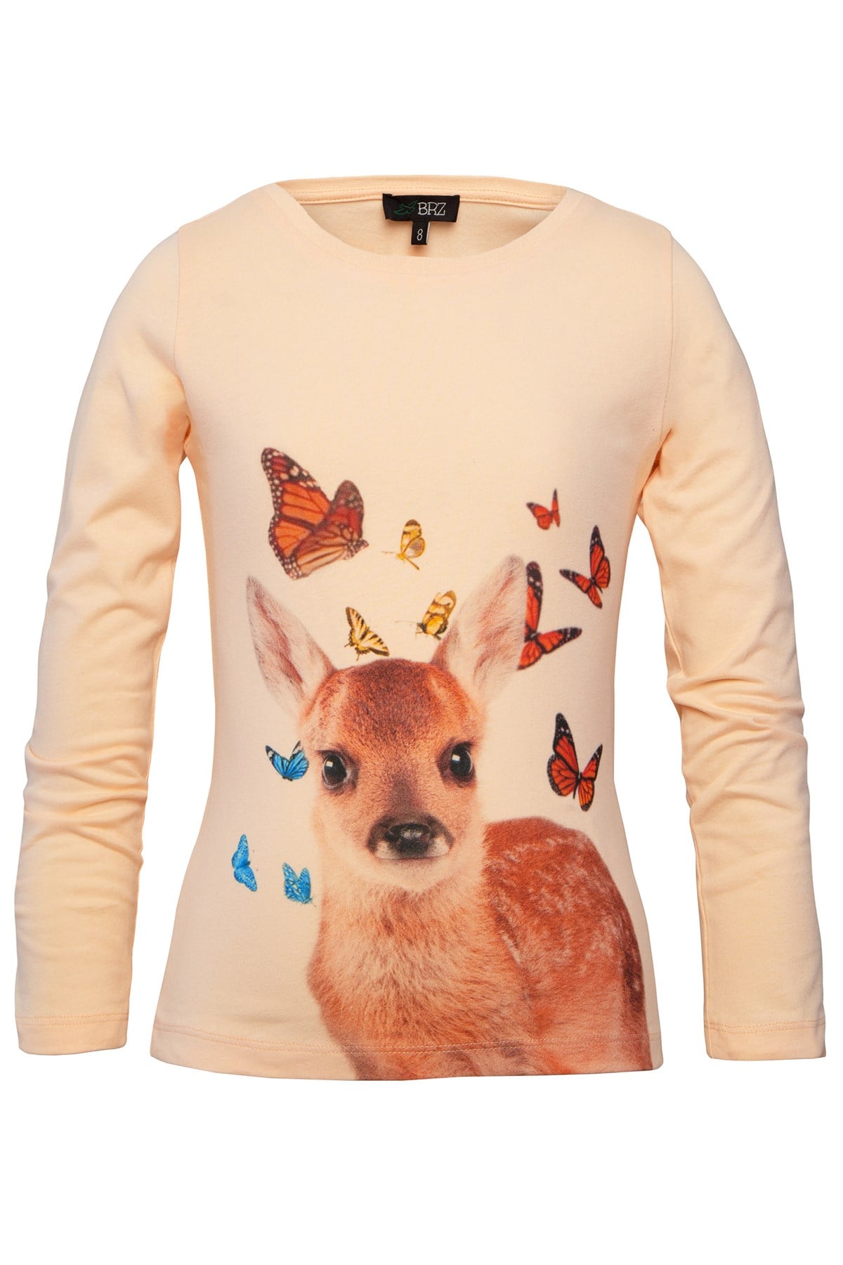 BRZ Kids Ceylan Baskılı Kız Çocuk Uzun Kollu T-shirt