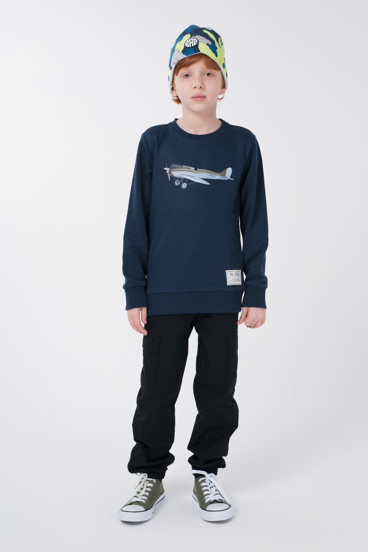 BRZ Kids Dijital Baskılı Erkek Çocuk Sweatshirt