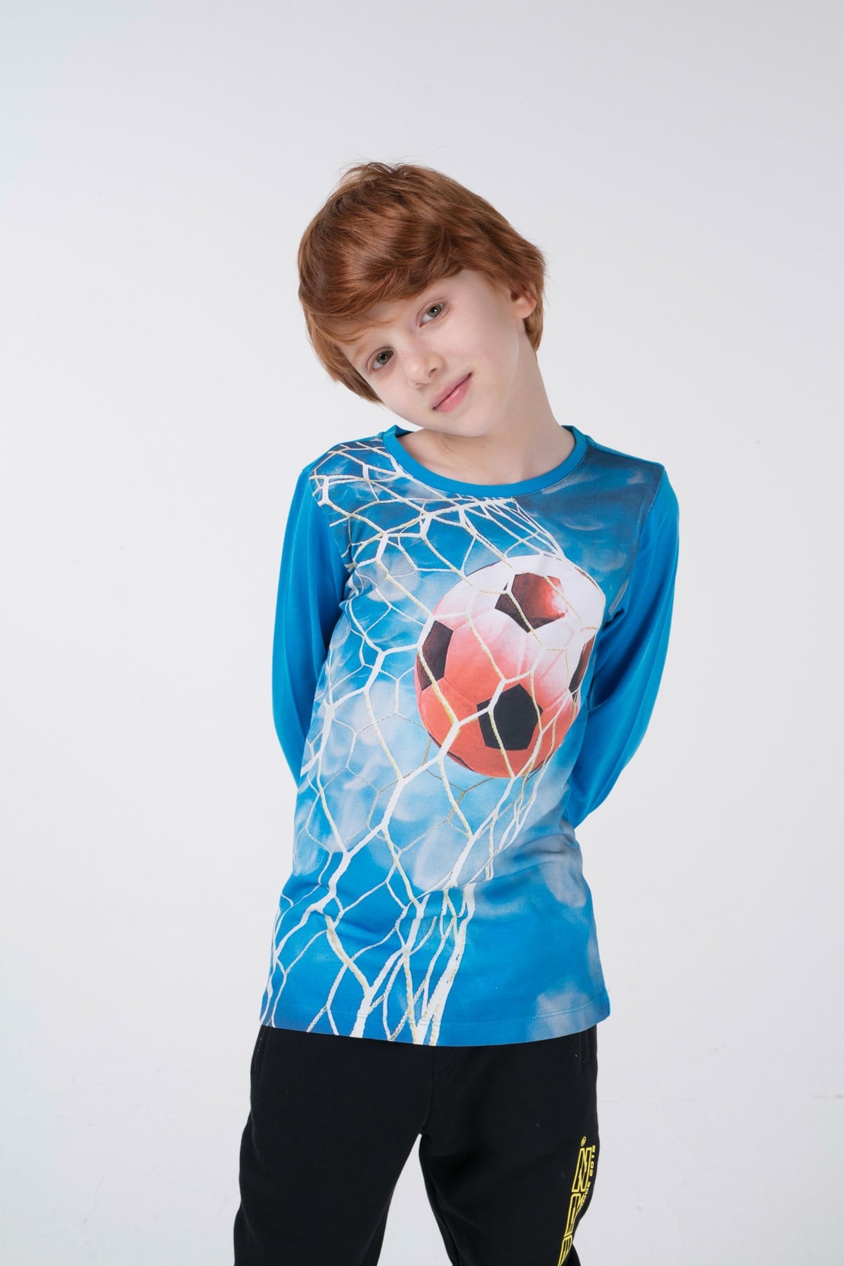 BRZ Kids Dijital Baskılı Erkek Çocuk Uzun Kollu T-shirt