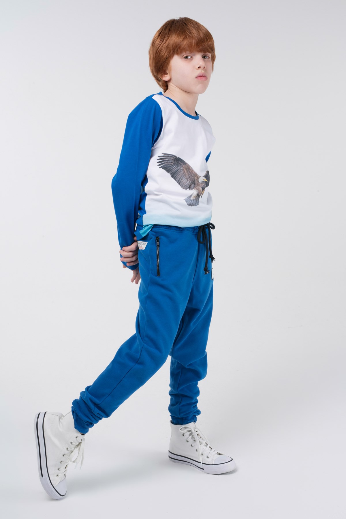 BRZ Kids Dijital Baskılı Erkek Çocuk Uzun Kollu T-shirt