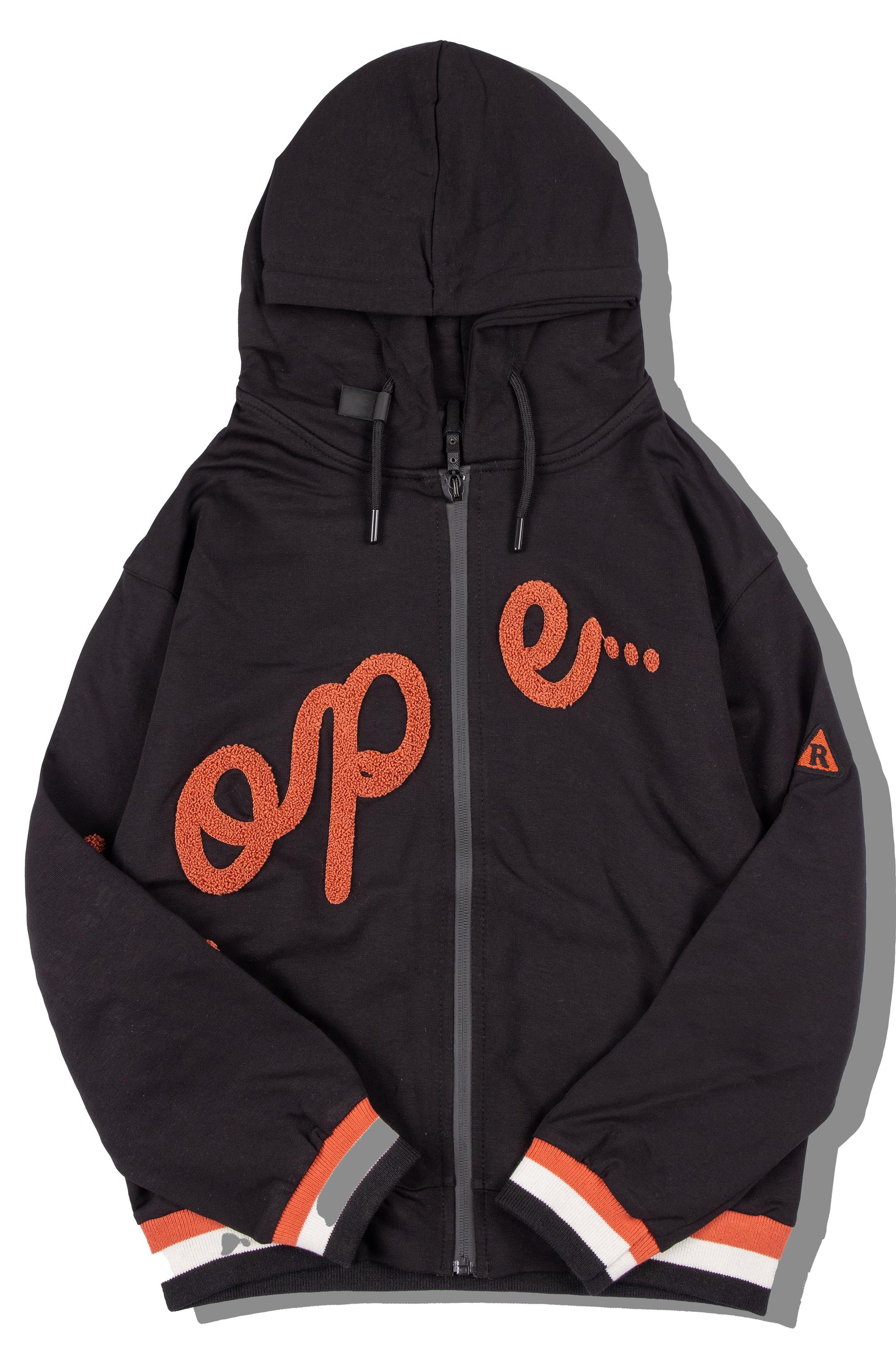 BRZ Kids Kapüşonlu Fermuarlı Nakışlı Çocuk Sweatshirt