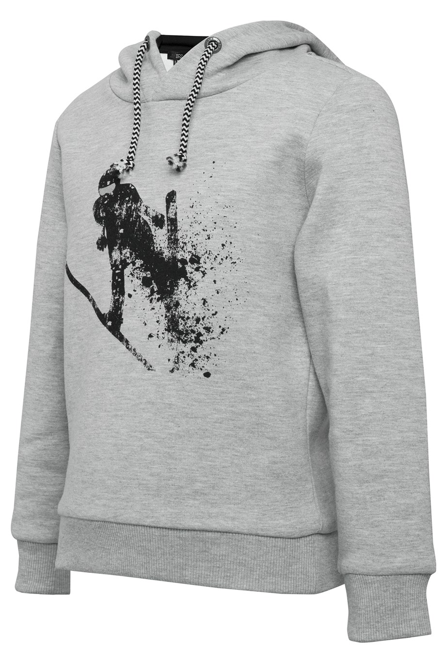 BRZ Kids Kayakçı Baskılı Kapüşonlu Sweatshirt Erkek Çocuk
