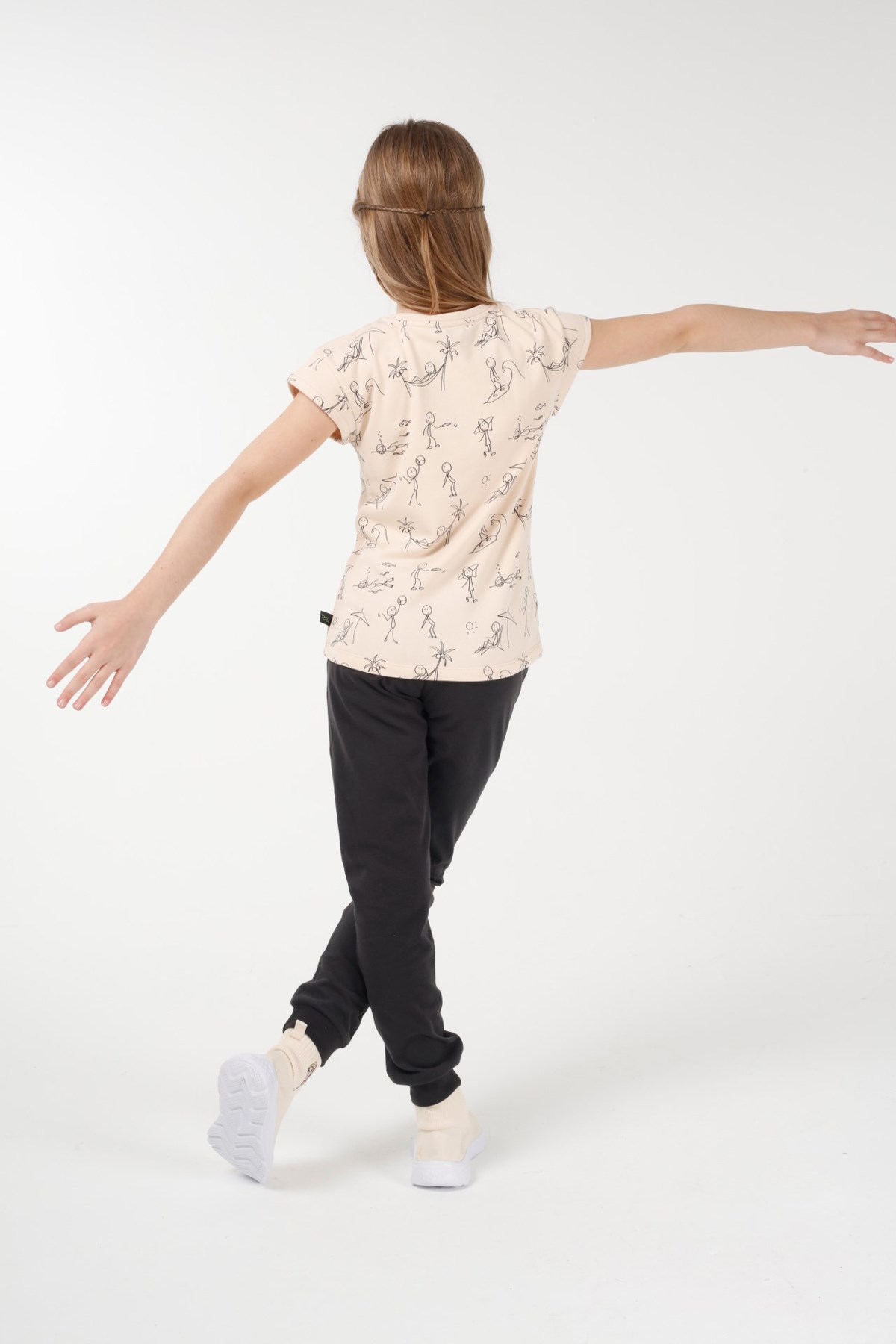 BRZ Kids Kız Çocuk Baskılı Pijama Takımı