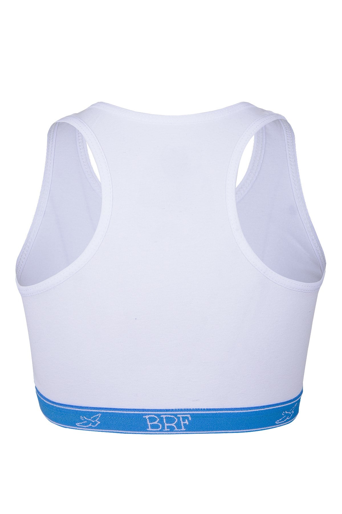 BRZ Kids Kız Çocuk Büstiyer | Crop Atlet | Sporcu Atlet | Beyaz
