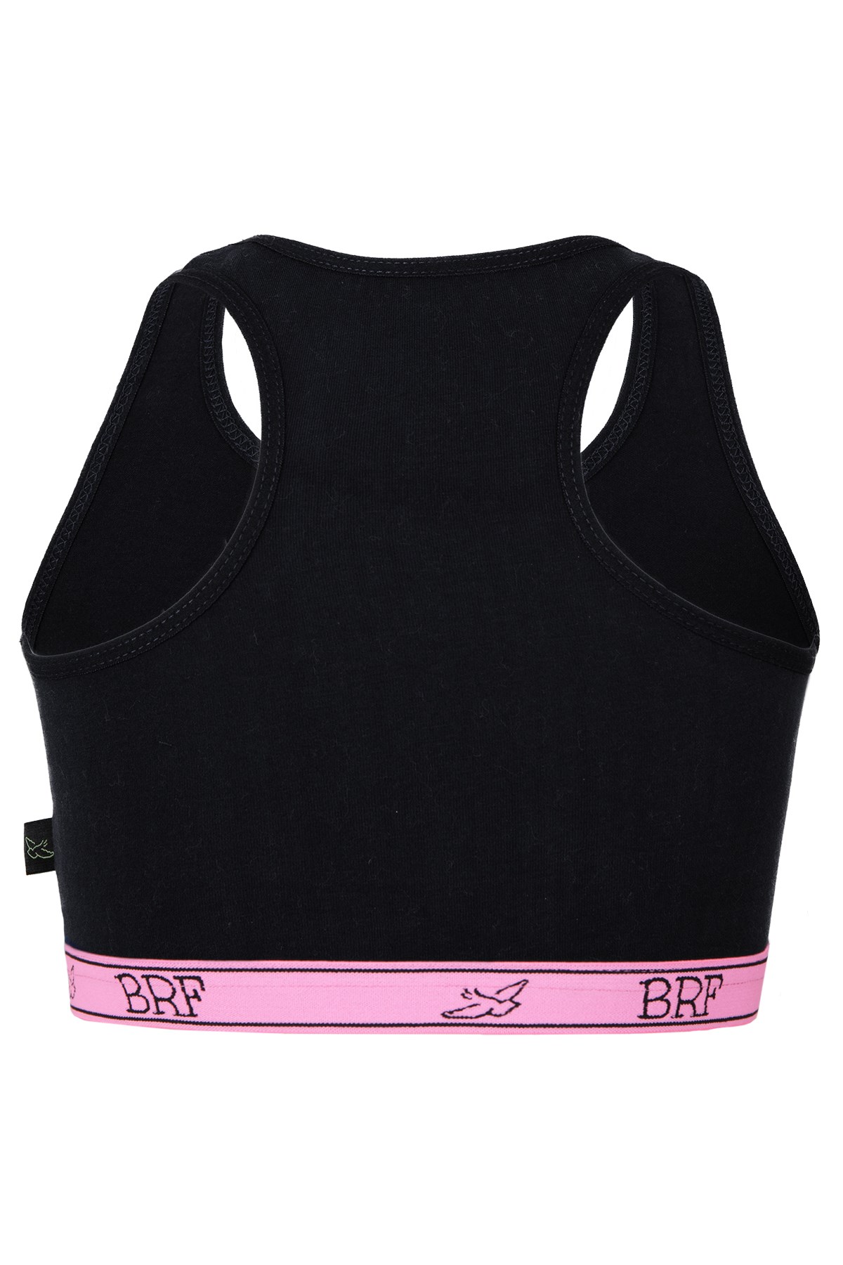 BRZ Kids Kız Çocuk Büstiyer | Crop Atlet | Sporcu Atlet | Siyah