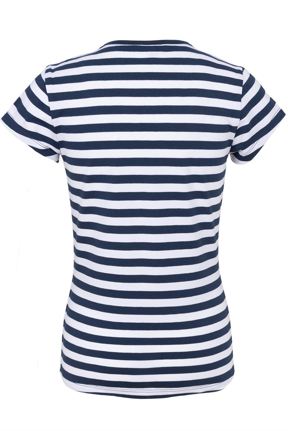 BRZ Kids Kız Çocuk Çizgili T-shirt