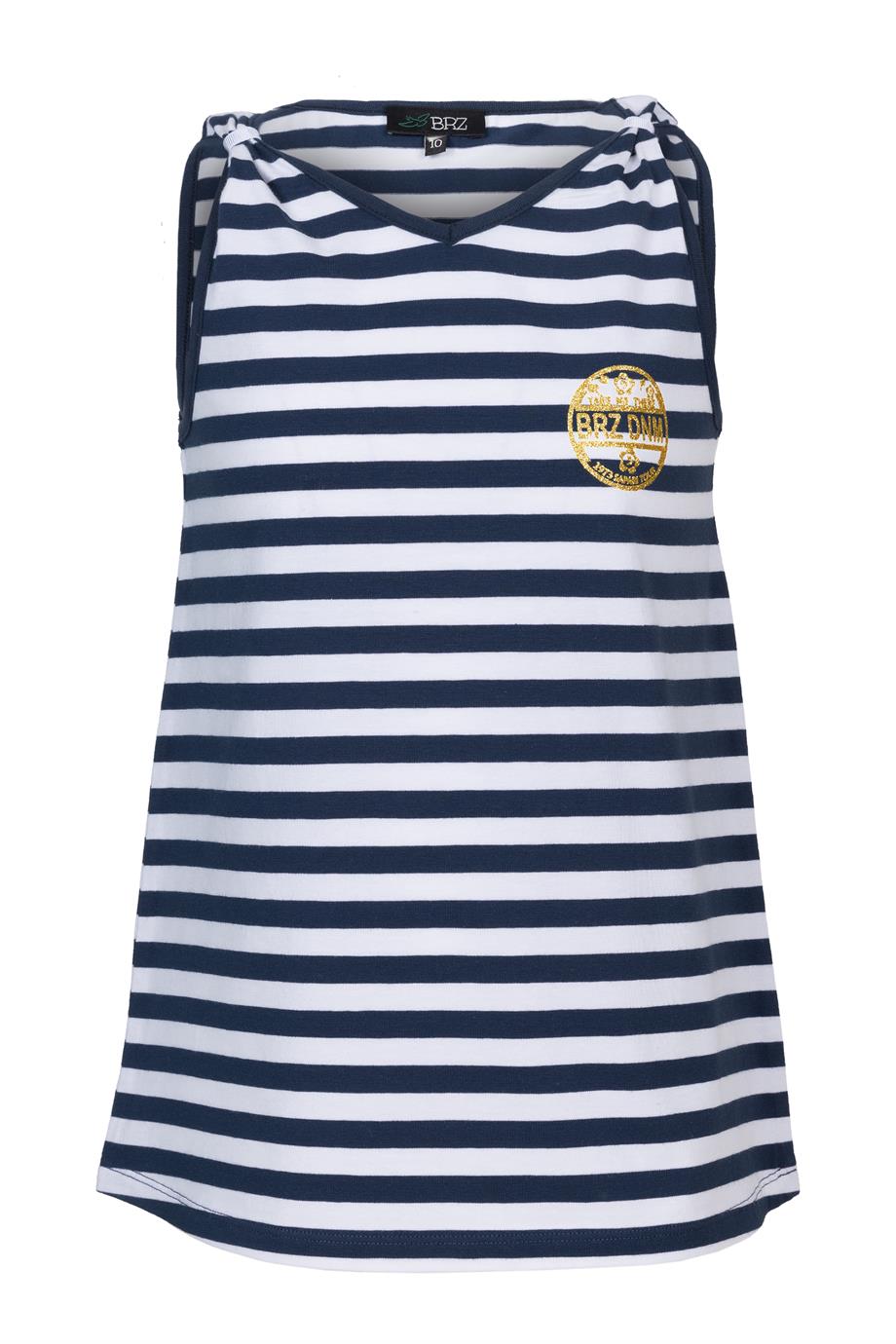 BRZ Kids Kız Çocuk Çizgili T-shirt