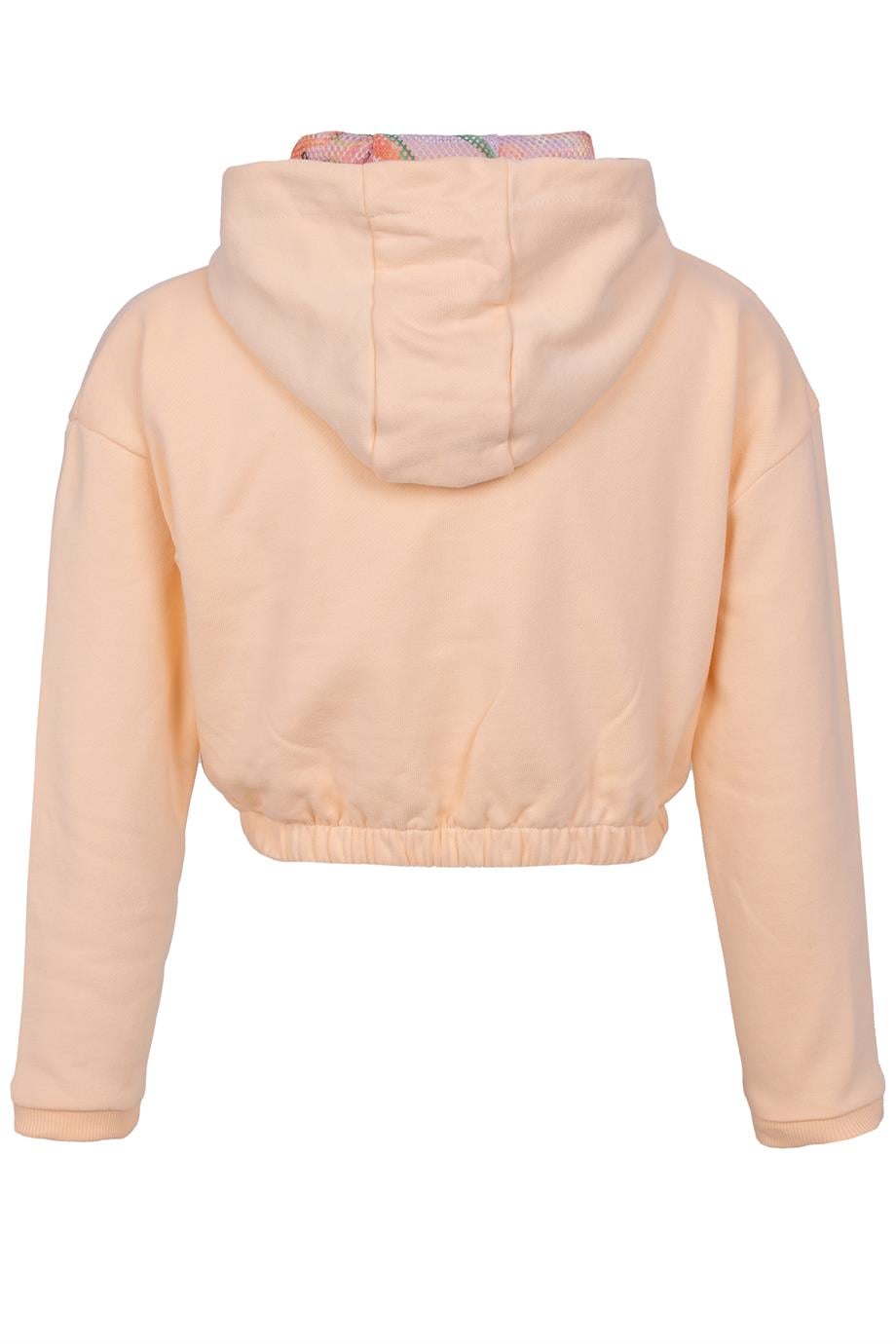 BRZ Kids Kız Çocuk Crop Sweatshirt Pantolon Takım