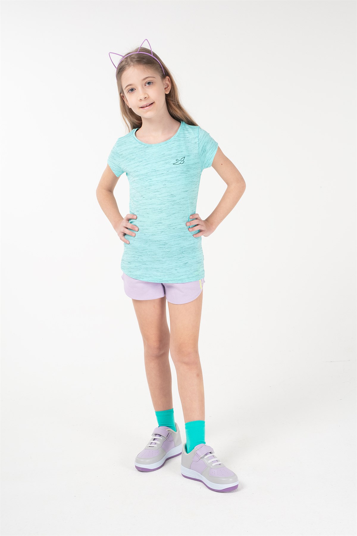 BRZ Kids Kız Çocuk Kısa Kollu T-shirt
