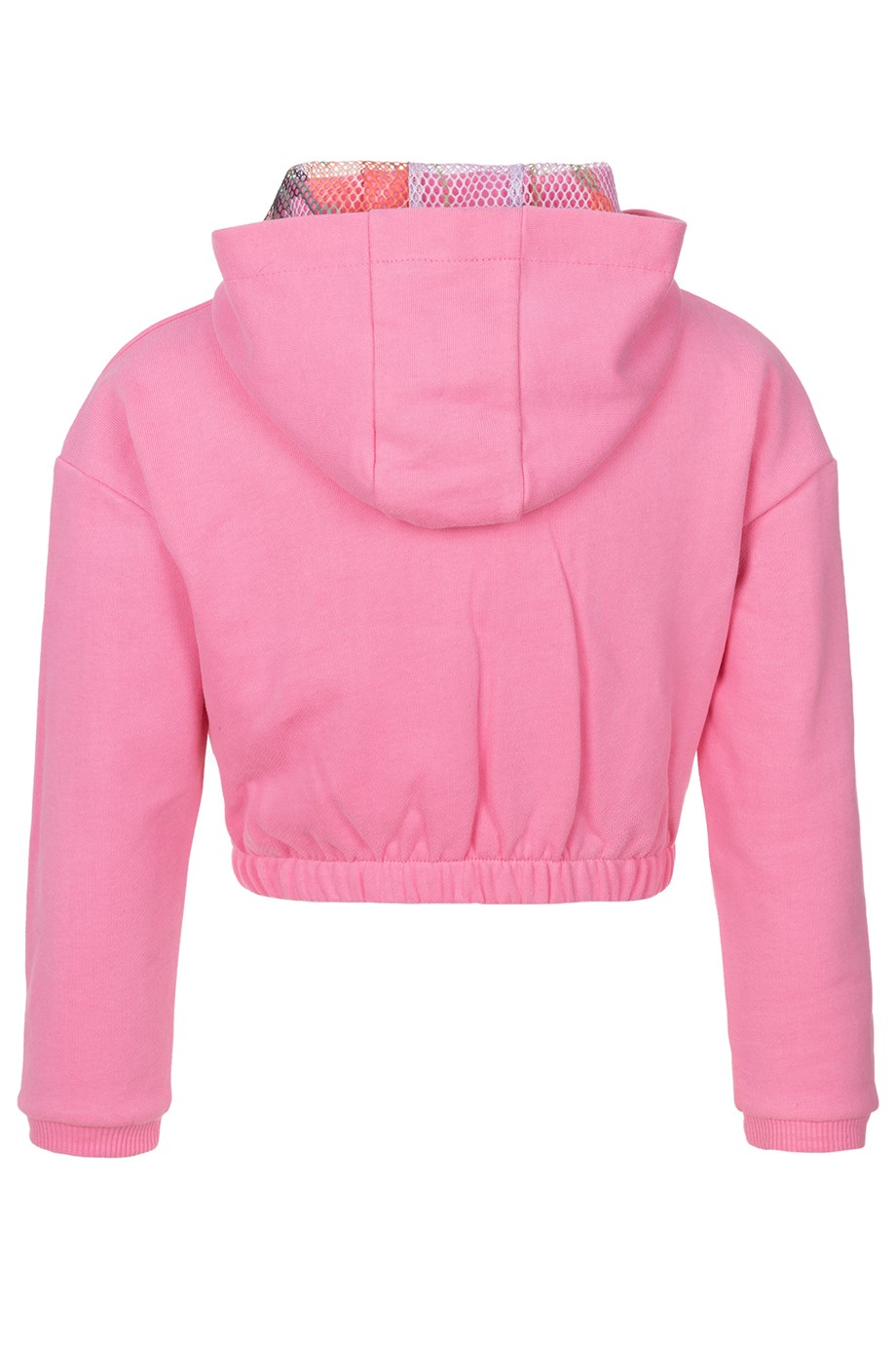 BRZ Kids Kız Çocuk Pembe Crop Sweatshirt Pantolon Takım