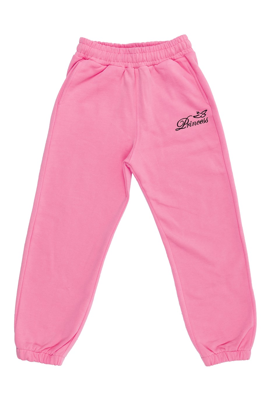 BRZ Kids Kız Çocuk Pembe Crop Sweatshirt Pantolon Takım