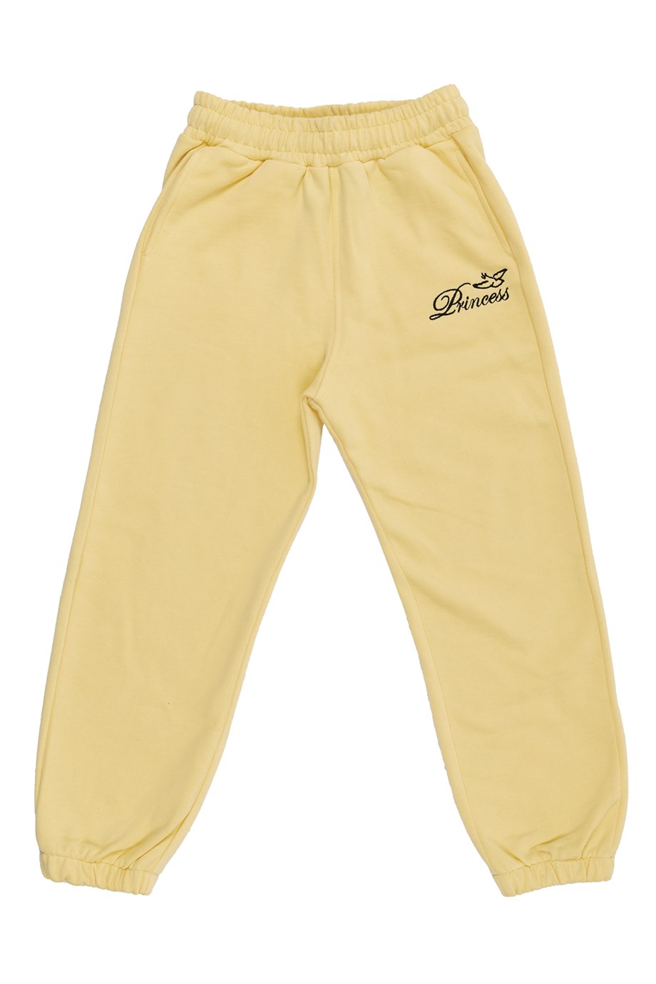 BRZ Kids Kız Çocuk Sarı Crop Sweatshirt Pantolon Takım