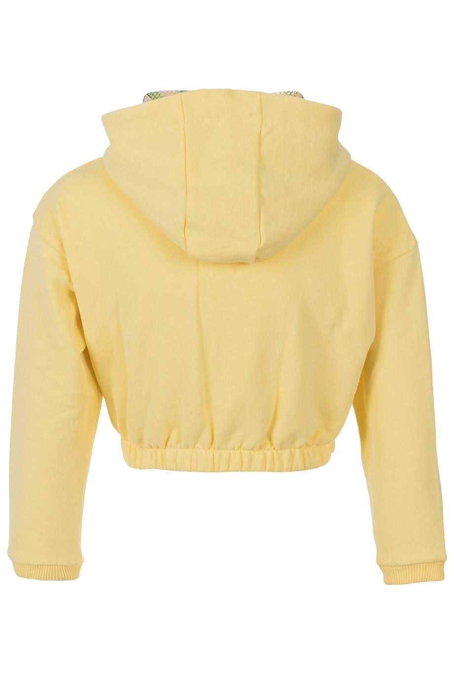 BRZ Kids Kız Çocuk Sarı Crop Sweatshirt Pantolon Takım