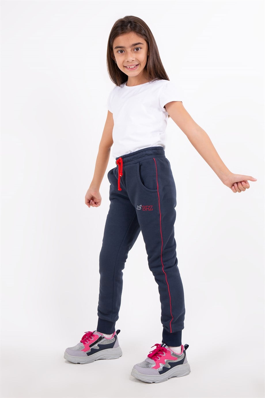 BRZ Kids Nakışlı Kız Çocuk Eşofman Altı