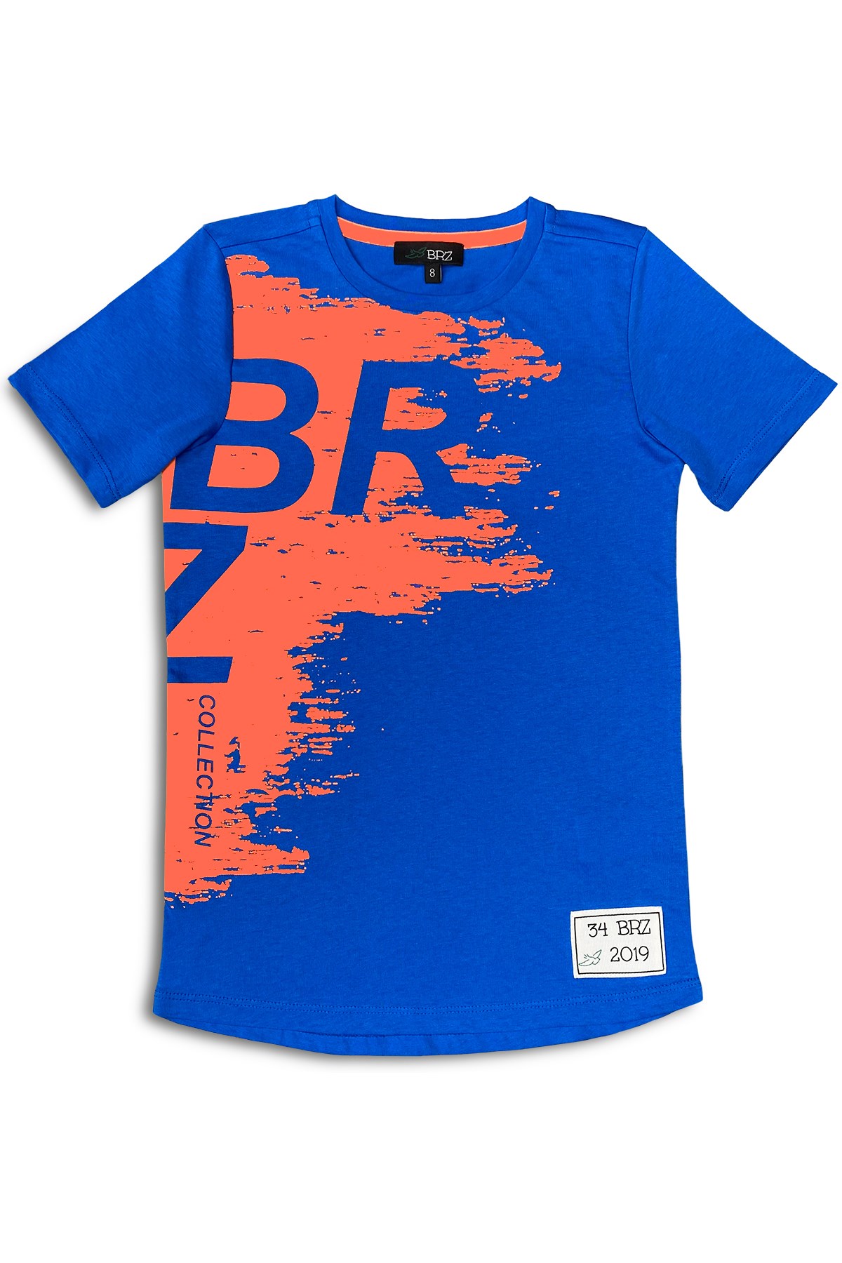 BRZ Kids Neon Baskılı Erkek Çocuk Kısa Kollu T-shirt