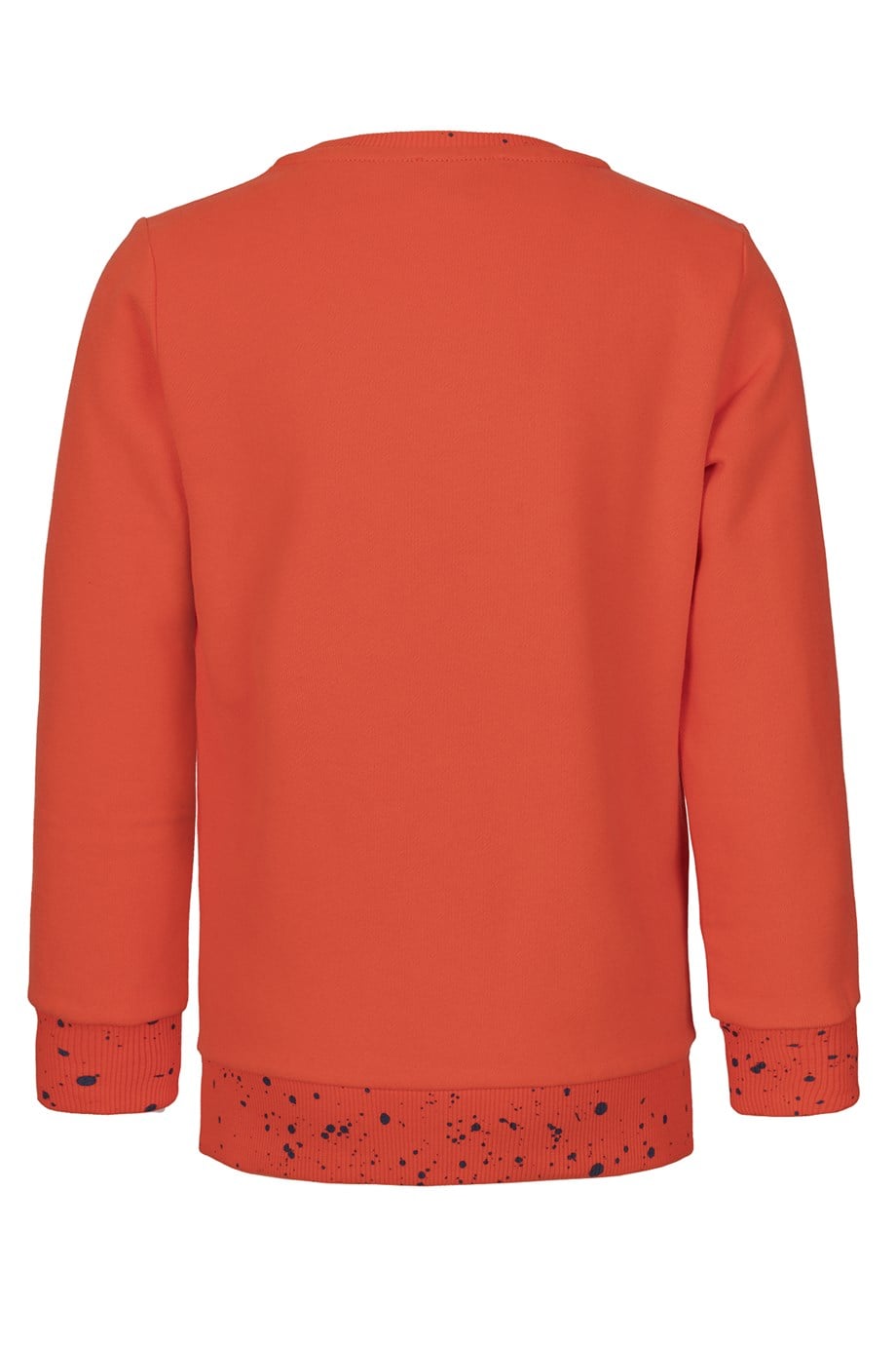 BRZ Kids Neon Baskılı Erkek Çocuk Turuncu Sweatshirt