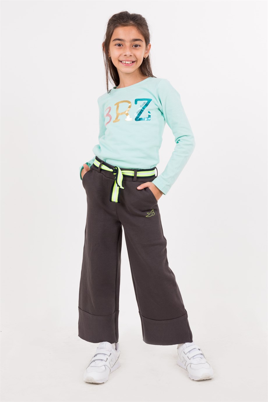 BRZ Kids Neon Kemerli Pantolon