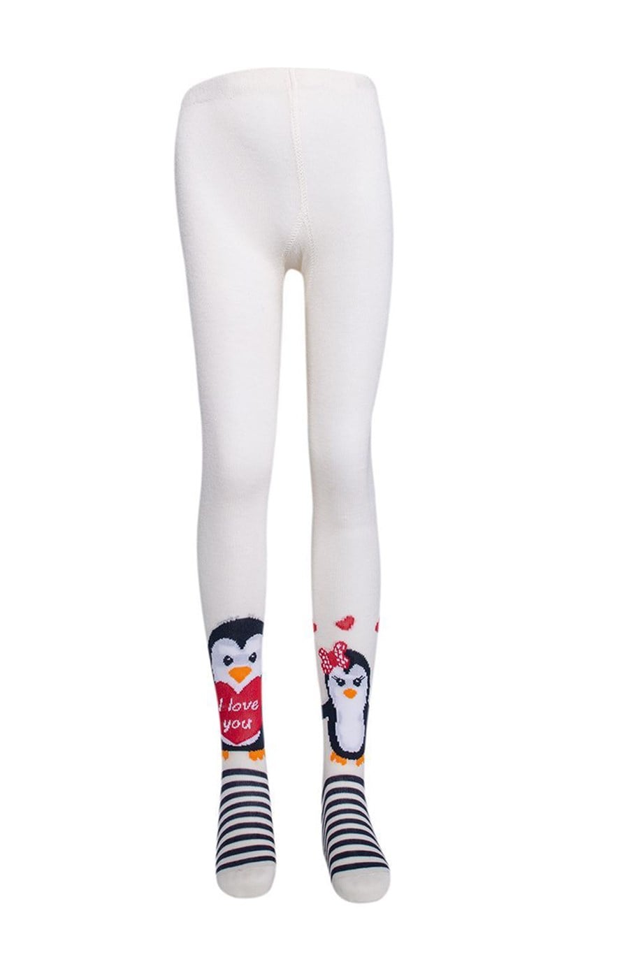 BRZ Kids Penguen Desenli Kız Çocuk Külotlu Çorap 3lü Set