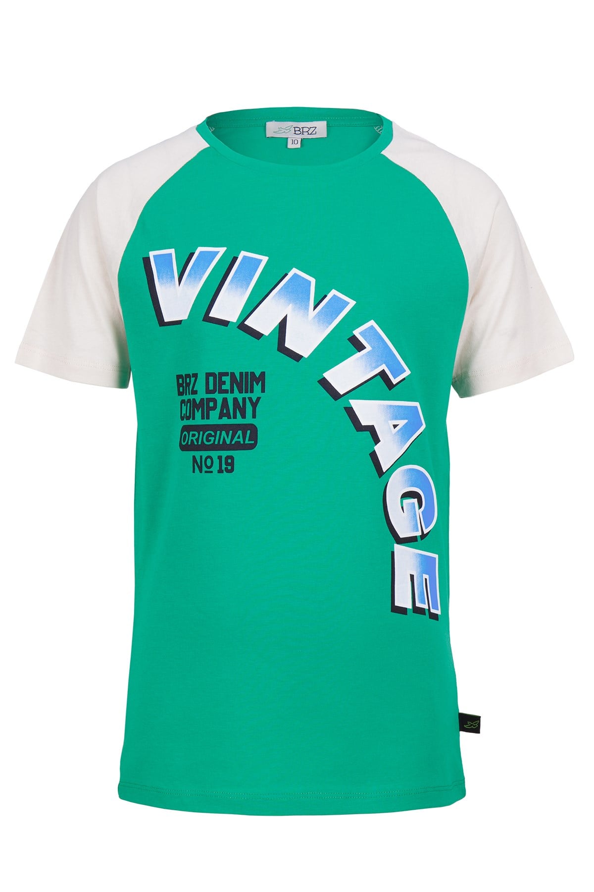 BRZ Kids Reglan Kollu Baskılı Erkek Çocuk Kısa Kollu T-shirt
