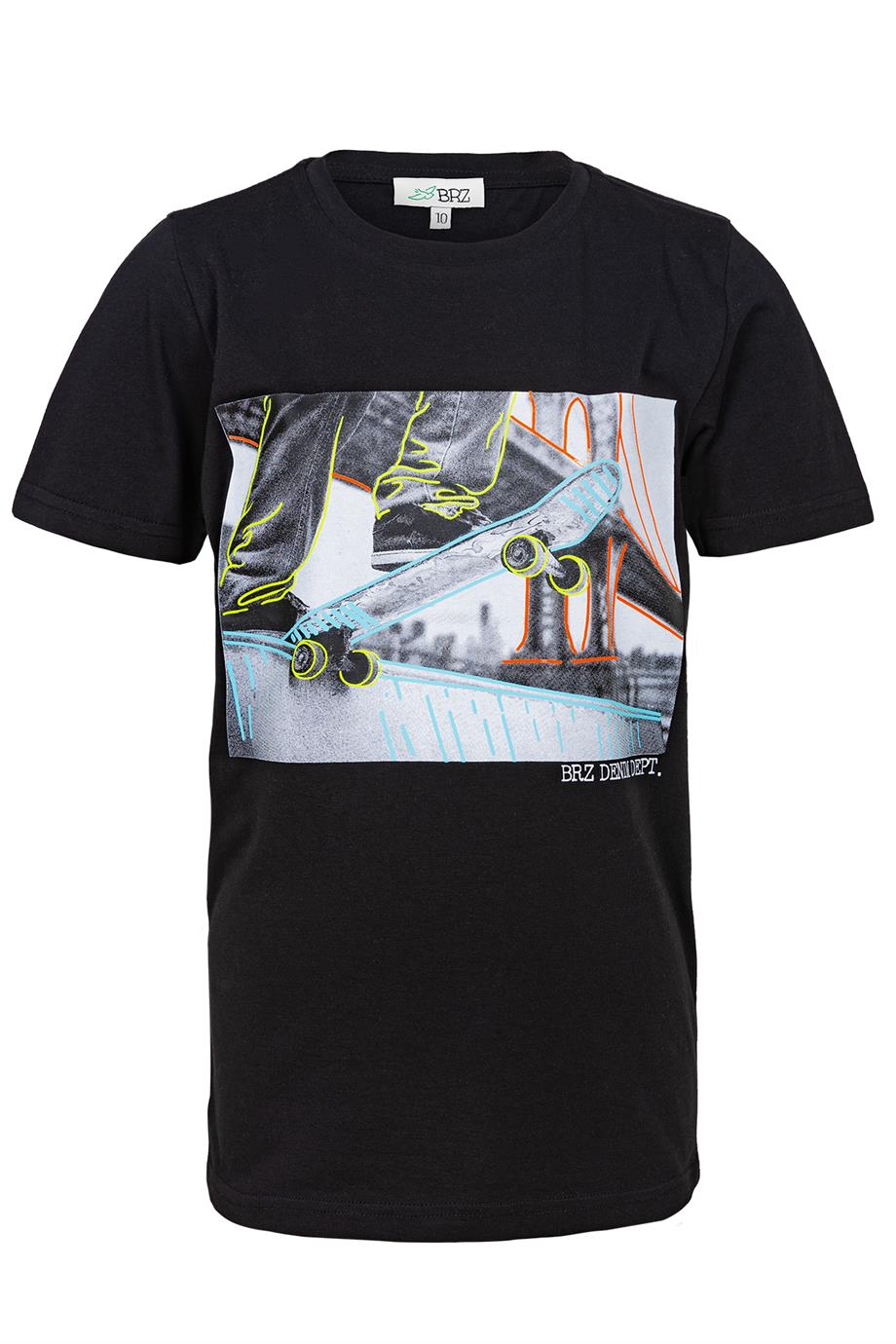 BRZ Kids Skate Baskılı Erkek Çocuk T-shirt
