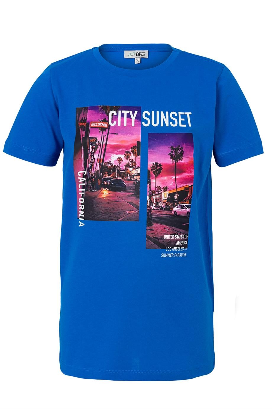 BRZ Kids Sunset Baskılı Erkek Çocuk Kısa Kollu T-shirt