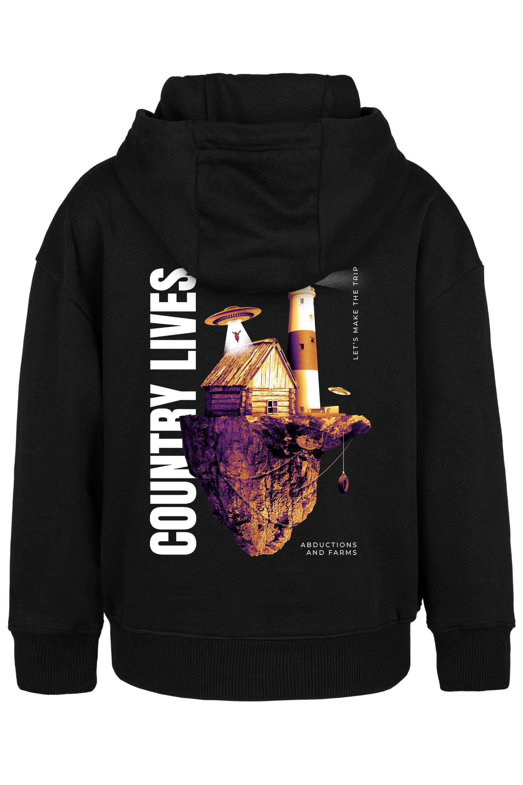 BRZ Kids Unisex Çocuk Country Lives Hoodie