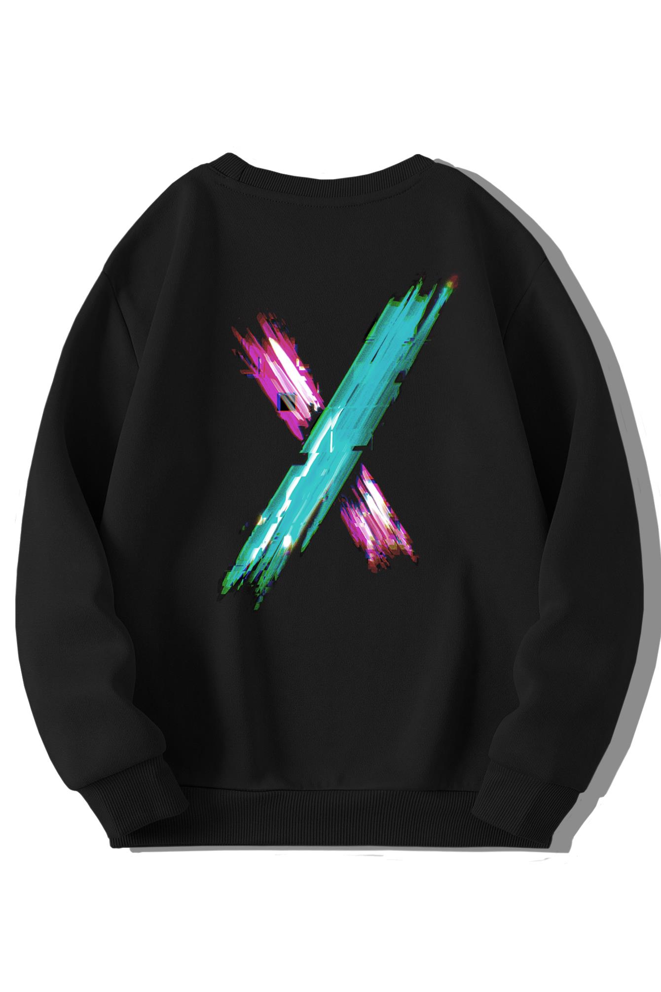 BRZ Kids Unisex Çocuk Electric X Logo Sweatshirt